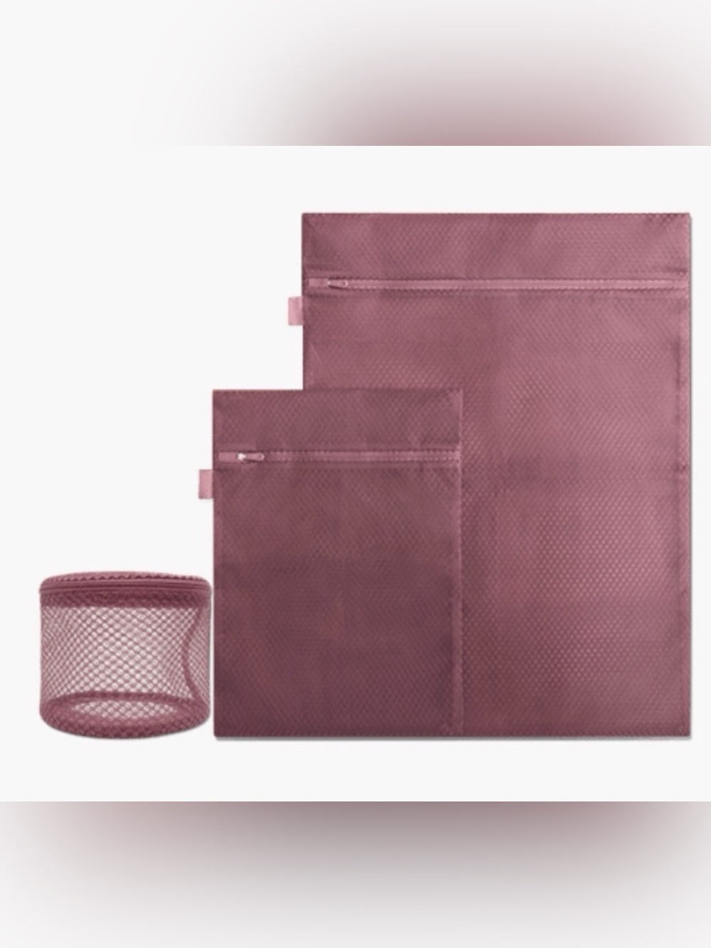 Blissy 3-Piece Garment & Accessory Storage Set in Mauve
